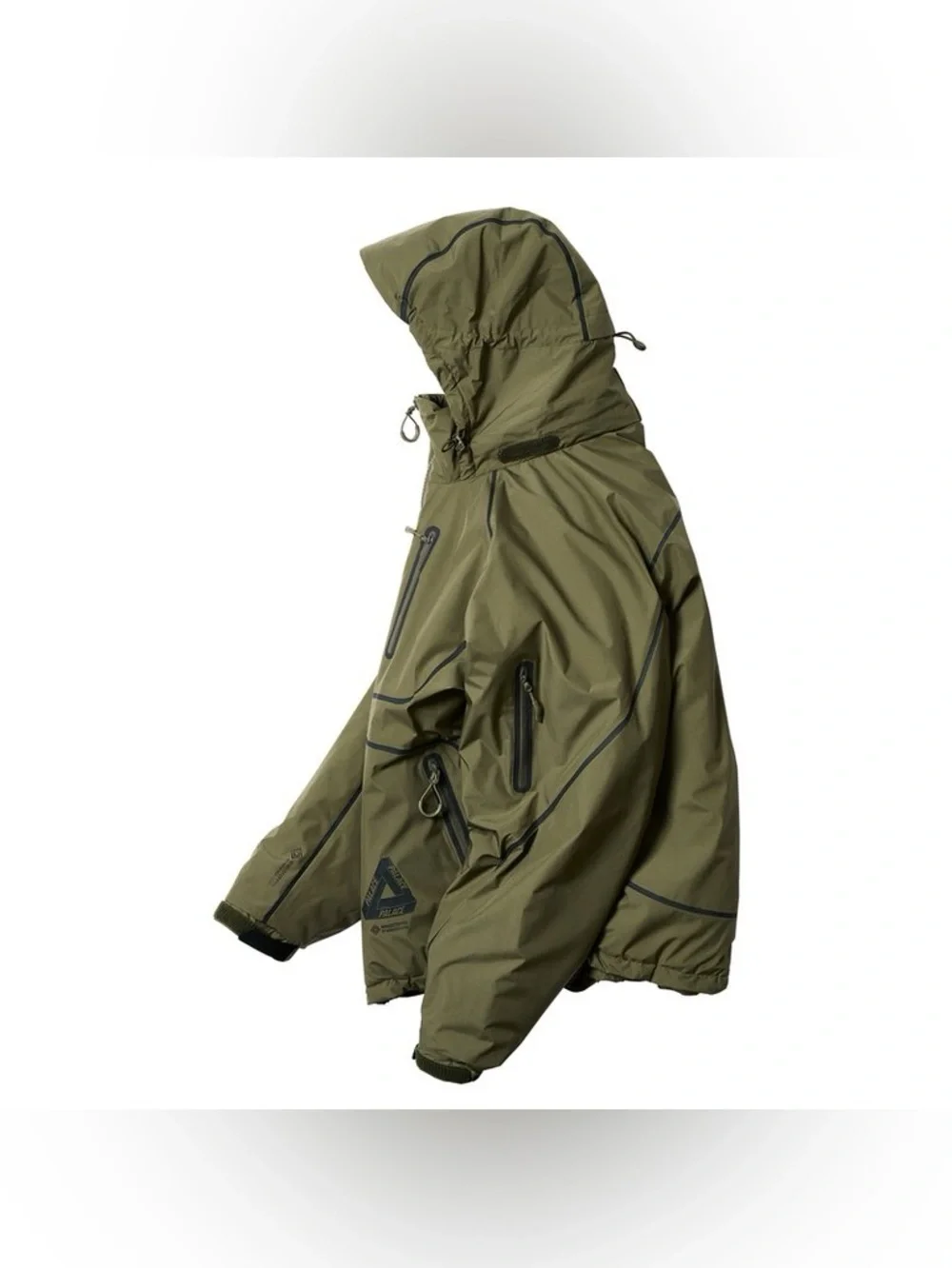 Palace Gore-Tex Infinium Jacket Olive Green, Men's Size XL FW24 Full Zip